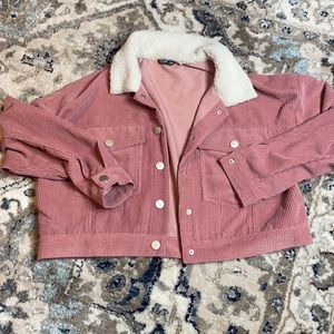 SHEIN curve corduroy jacket!